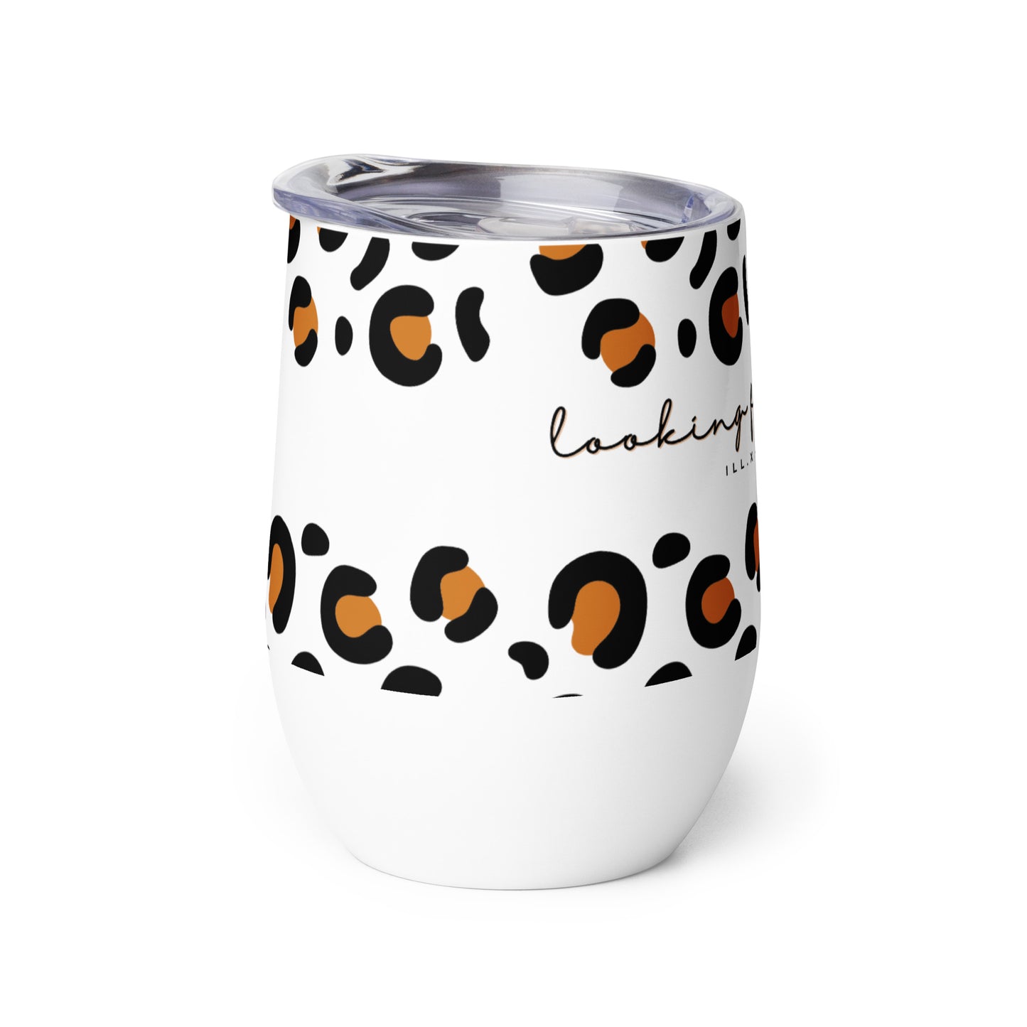 Wine & Coffee tumbler | Looking for Spoons Leopard Print